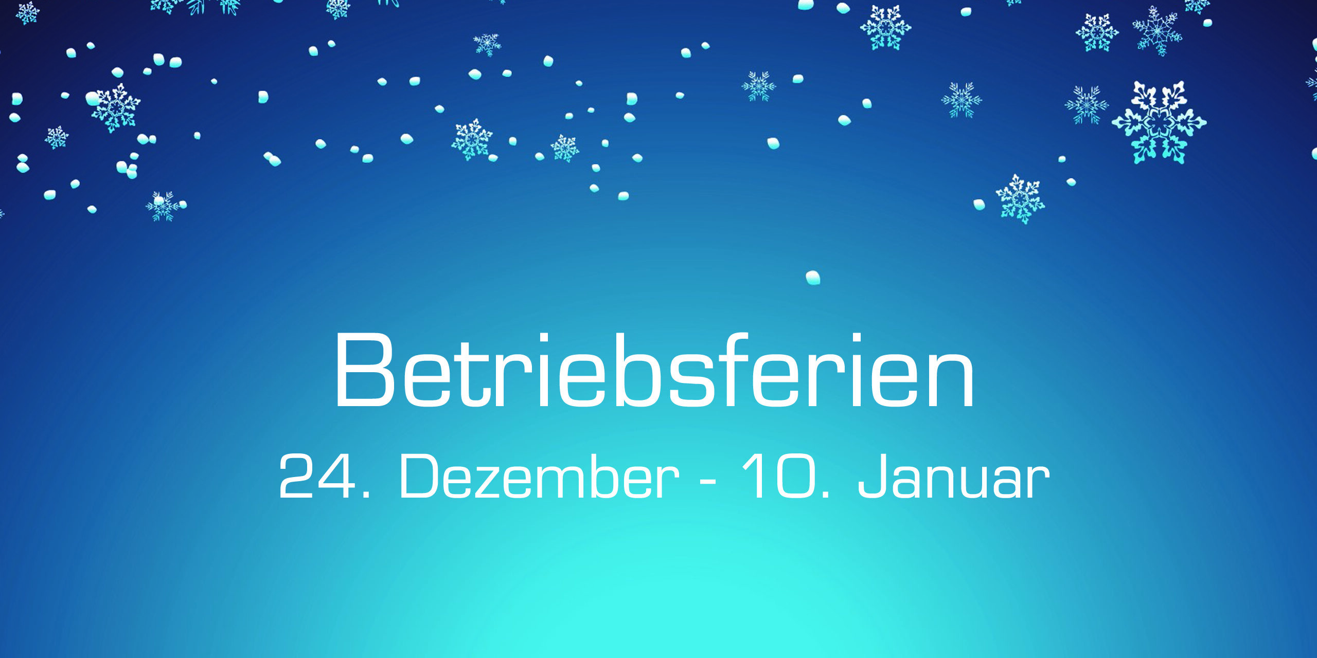 Betriebsferien Winter 2020, marty architektur