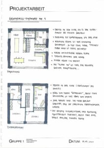 Projektarbeit Janine Imholz, Arbeitsbucheintrag, marty architektur