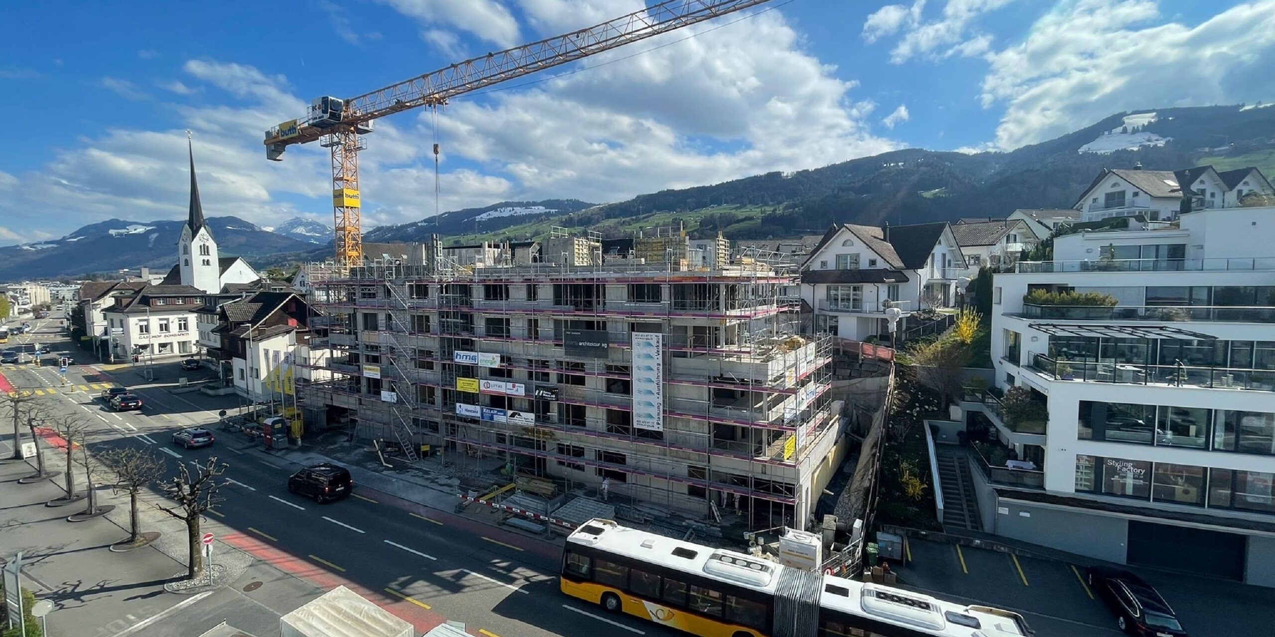 Zürcherstrasse Altendorf, Baufoto Rohbau, marty architektur