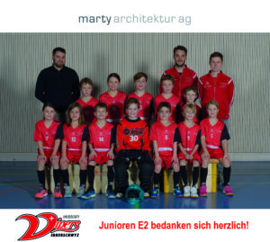 Sponsoring Nachwuchs Vipers Innerschwyz, marty architektur