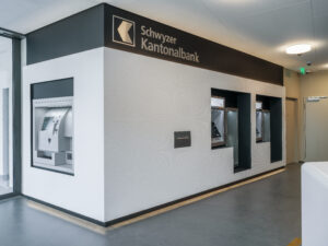 Schwyzer Kantonalbank Schindellegi, Schlussfoto, marty architektur