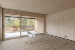 Tierpark Goldau, Wohnhaus, Wohnzimmer, marty architektur ag