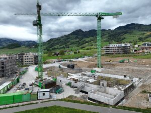 Seewen Feld Seewen, Baufoto Tiefbau- und Baumeisterarbeiten, marty architektur